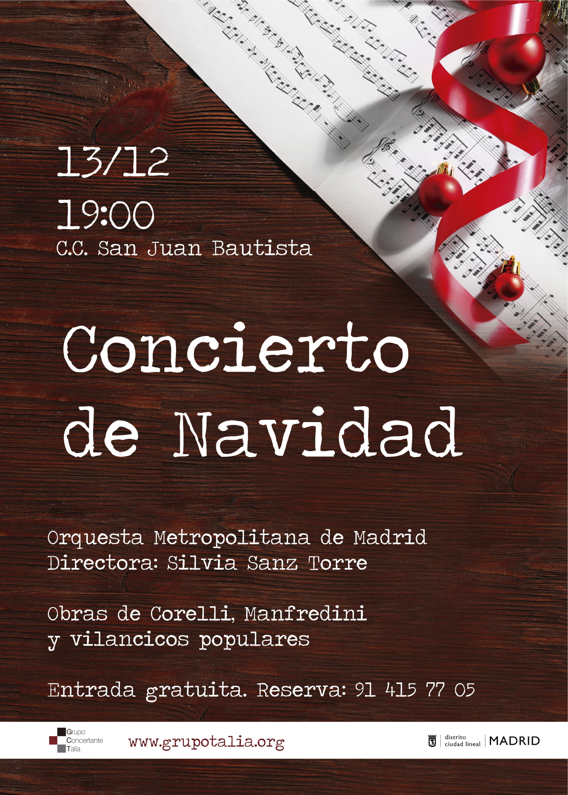 Concierto de Navidad (Grupo de cuerdas de la Orquesta Metropolitana de Madrid)