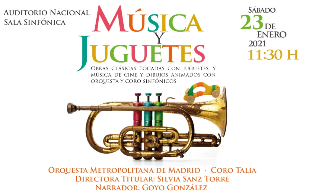 Música y Juguetes 2021: la propuesta anual de Silvia Sanz Torre, Orquesta Metropolitana y Coro Talía para disfrutar de la música en familia