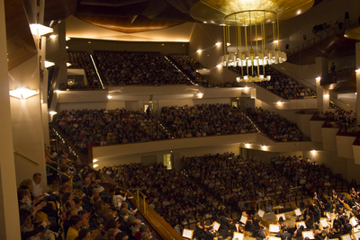 2000 personas compartieron la fiesta de la música con el concierto Un coro de cine